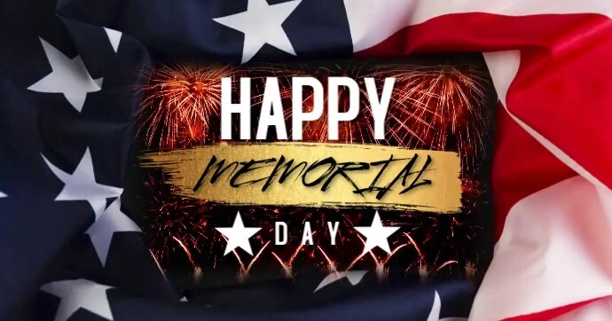 Memorial Day Video Template Facebook Gedeelde Prent