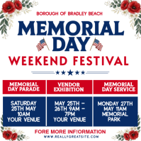 Memorial Day Weekend Festival Instagram Post template