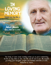 2 450 Funeral Service Customizable Design Templates Postermywall