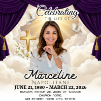 Memorial Service Template Vierkant (1:1)