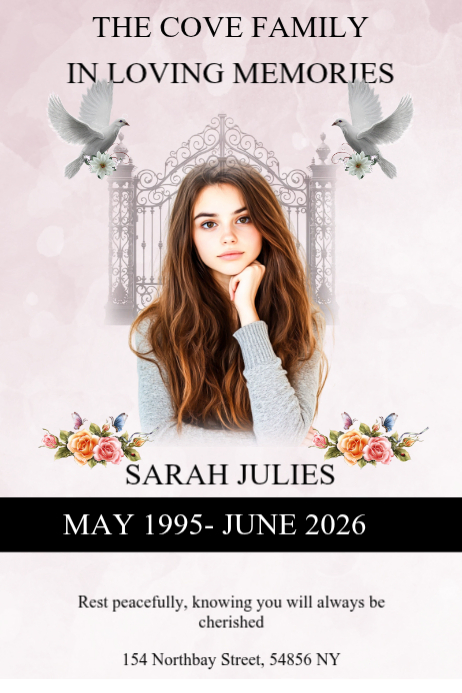 Memorial Tribute Poster Modelo | PosterMyWall