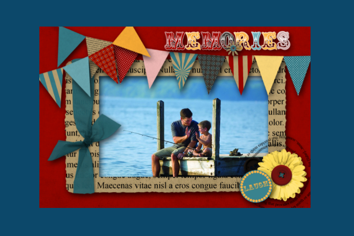 Memories Scrapbook Family Collage Wall Art Poster Template Postermywall
