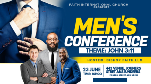 Men's conference Presentation (16:9) template