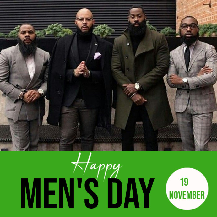 Men's day Instagram Post template