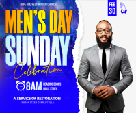 Hvid Men's Day Church Event Umugqa Ophakathi Template
