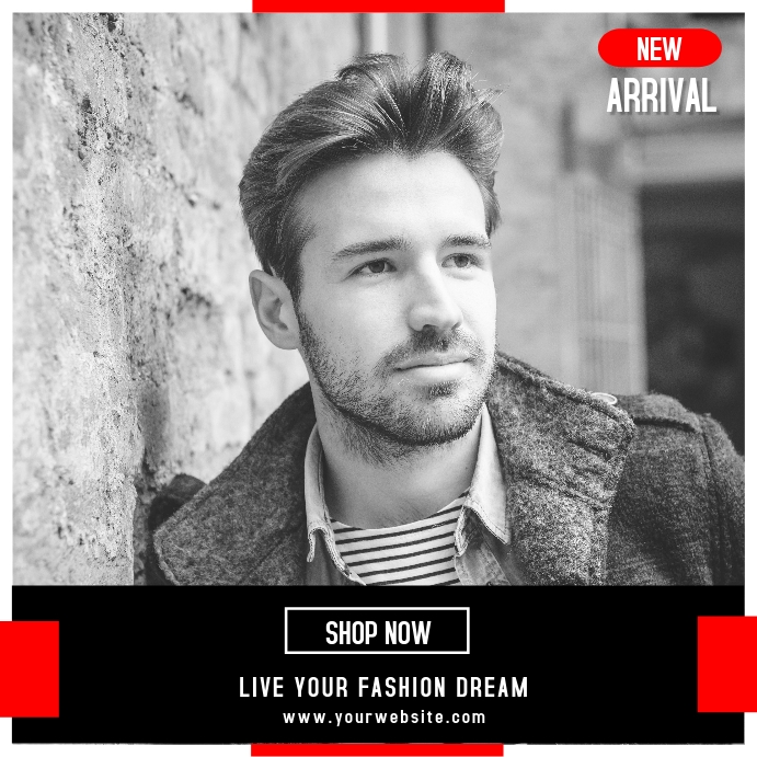 Men S Fashion New Arrival Template Postermywall