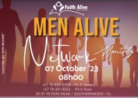 Men's Network Postcard template