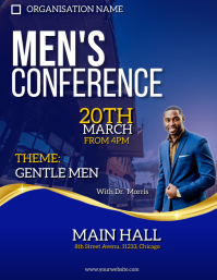 Men's Conference Template | PosterMyWall