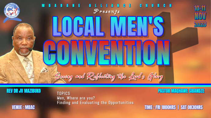Men's Convention Template | PosterMyWall