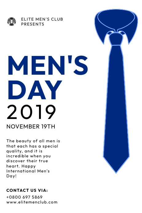 Men's flyer Template | PosterMyWall