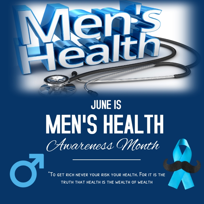 Men's health awareness month,men's health Template | PosterMyWall