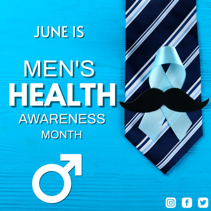 Men's health awareness month. Template | PosterMyWall