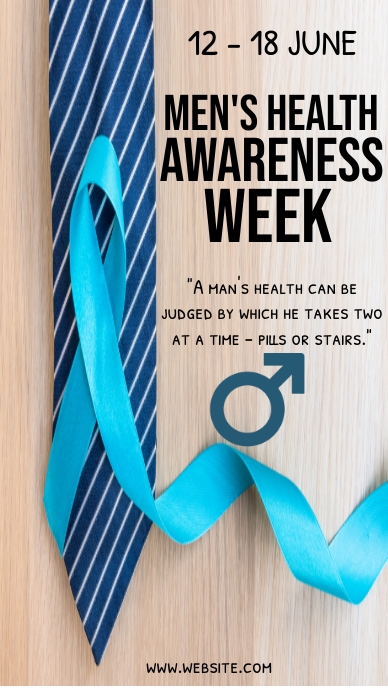 Men's health awareness week,men's health Template | PosterMyWall