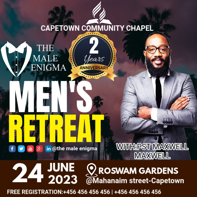 men #39 s retreat flyer template PosterMyWall men #39 s retreat flyer template PosterMyWall