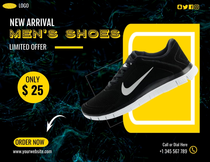 MEN'S SHOES DISCOUNT FLYER TEMPLATE PosterMyWall