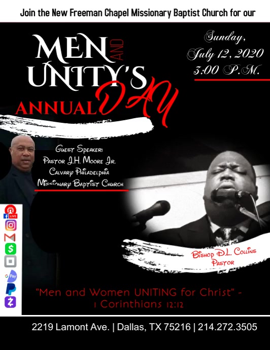 Men and Women’s Annual Day Template | PosterMyWall