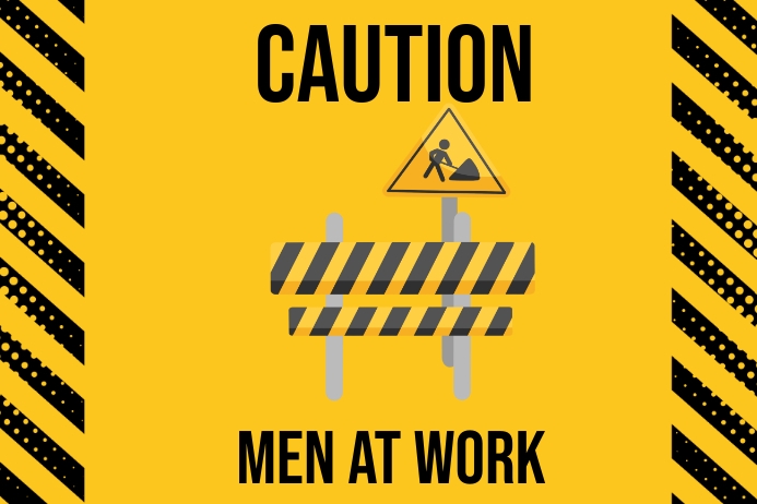 Working Man Sticker Men At Work Logo