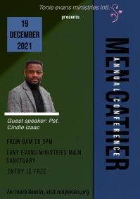 Men conference poster Template | PosterMyWall