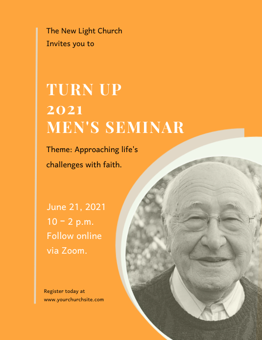 Men seminar flyer Template | PosterMyWall