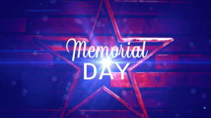 Blå menmorial day YouTube-miniature Template