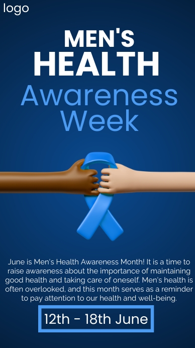 mens health awareness week,mens health month Template | PosterMyWall