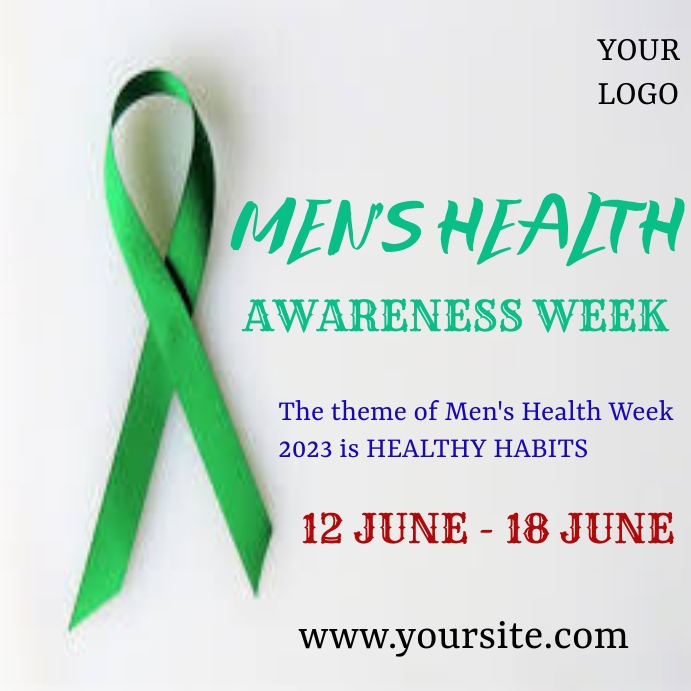 mens health awareness week Template | PosterMyWall