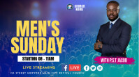 mens sunday flyers Digital Display (16:9) template