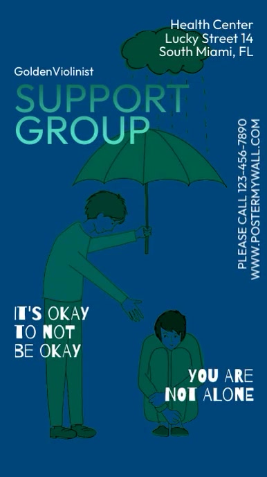 Copy of Mental Awareness Support Group Template | PosterMyWall