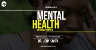 Mental Health Awareness Sampul Acara Facebook template