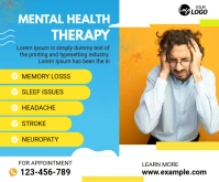 Mental Health Awareness Rectángulo Mediano template