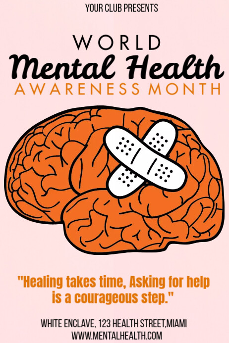 Poster Awareness Mental Health Awareness Posters Download Materials | End Mental Health