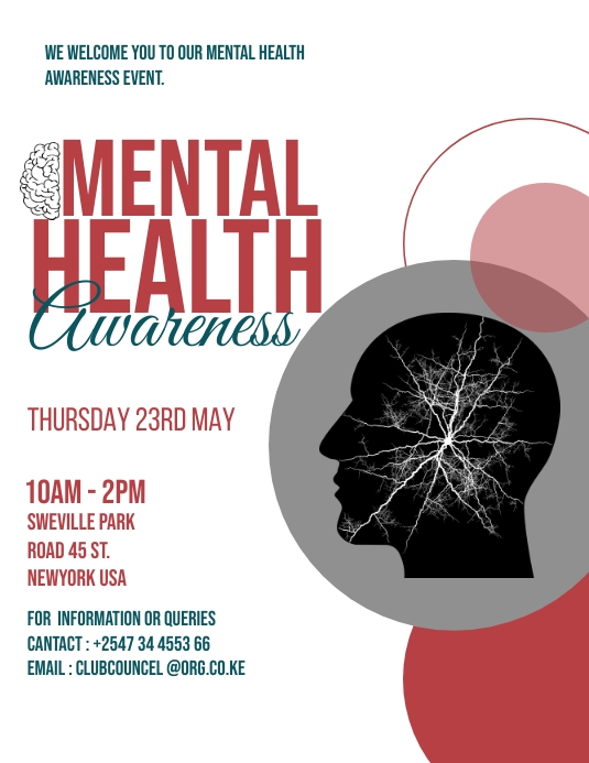 Mental health awareness Template PosterMyWall