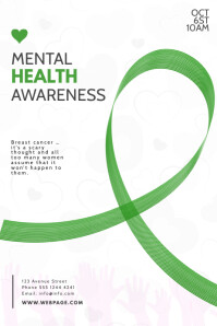 Mental Health Awareness Flyer Template Poster
