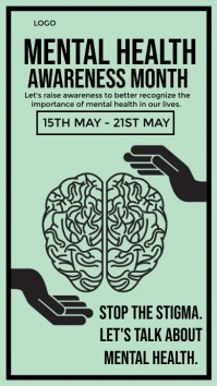 mental health awareness month Instagram Story template