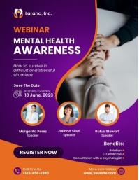Mental Health Awareness Month Flyer Template | PosterMyWall
