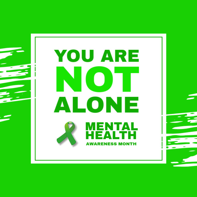 Modèle Mental Health Awareness Month Raising awareness of mental health ...