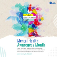 Mental Health Awareness Month Template Instagram Plasing