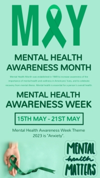 Mental Health Awareness Week Template PosterMyWall mental-health-awareness-week-template-postermywall