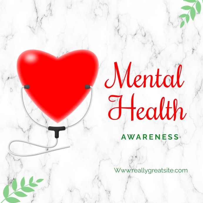 Mental Health Awareness Poster Template