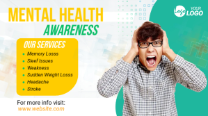 Mental Health Awareness Twitter post template