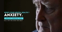 Mental Health Awareness Video Campaign Facebook-Anzeige template