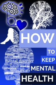 Mental Health Pinterest Graphic template