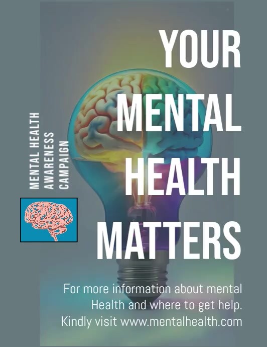 mental health flyer Template PosterMyWall mental health flyer Template PosterMyWall