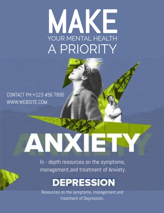 mental health flyer Template PosterMyWall mental health flyer Template PosterMyWall