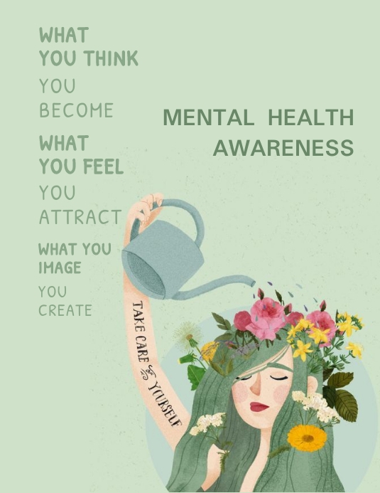 mental health flyer Template PosterMyWall mental health flyer Template PosterMyWall