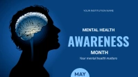 mental health flyer Presentatie (16:9) template