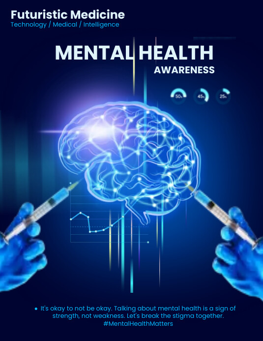 Mental Health Flyer Template PosterMyWall Mental Health Flyer Template PosterMyWall