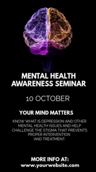 mental health seminar Instagram Story template
