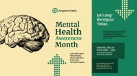 Mental Health Twitter Post template
