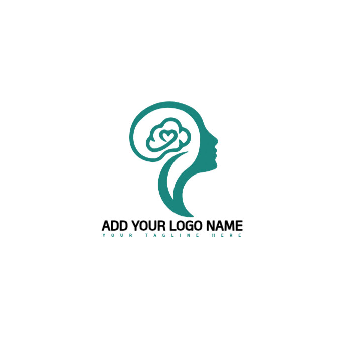 Mental Health/wellness/therapy/counseling/mind/psychology/psychiatry/support/resilience/balance Logo template